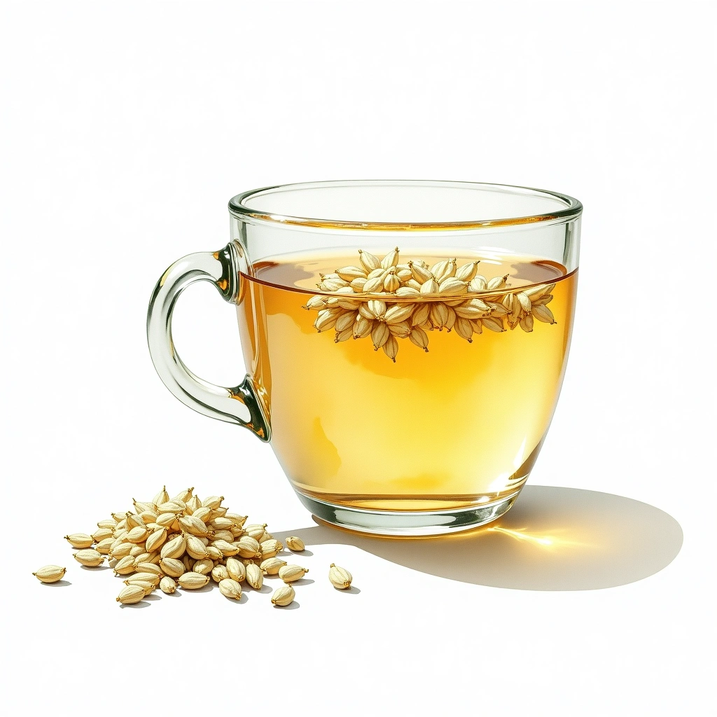 Silver Needle (Bai Hao Yin Zhen) white tea tea — watercolor illustration